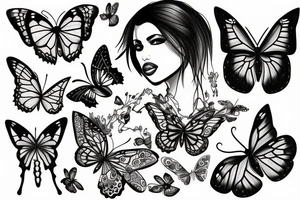 Anto and bella with a butterfly tattoo idea