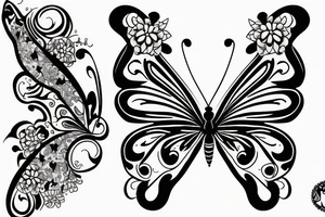 Butterfly tattoo idea
