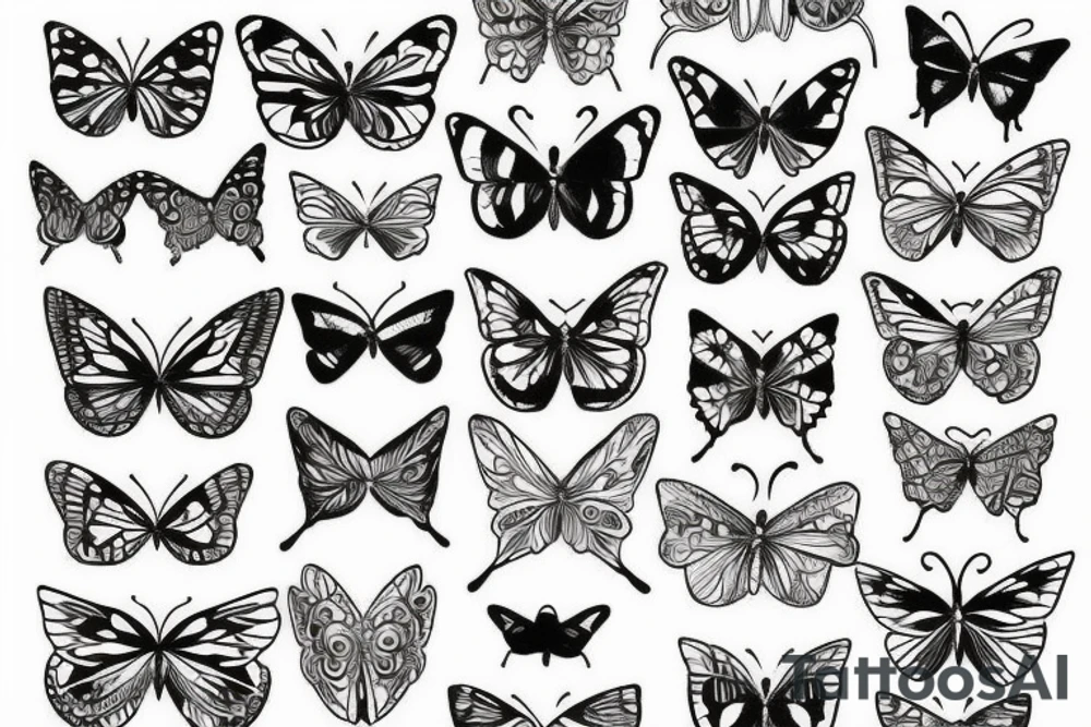 Butterfly tattoo idea