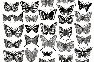 Butterfly tattoo idea