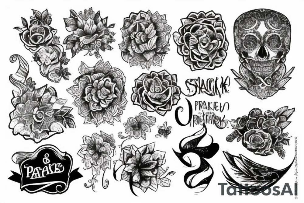 Дракон tattoo idea