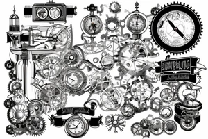 Rome, steampunk, the future tattoo idea