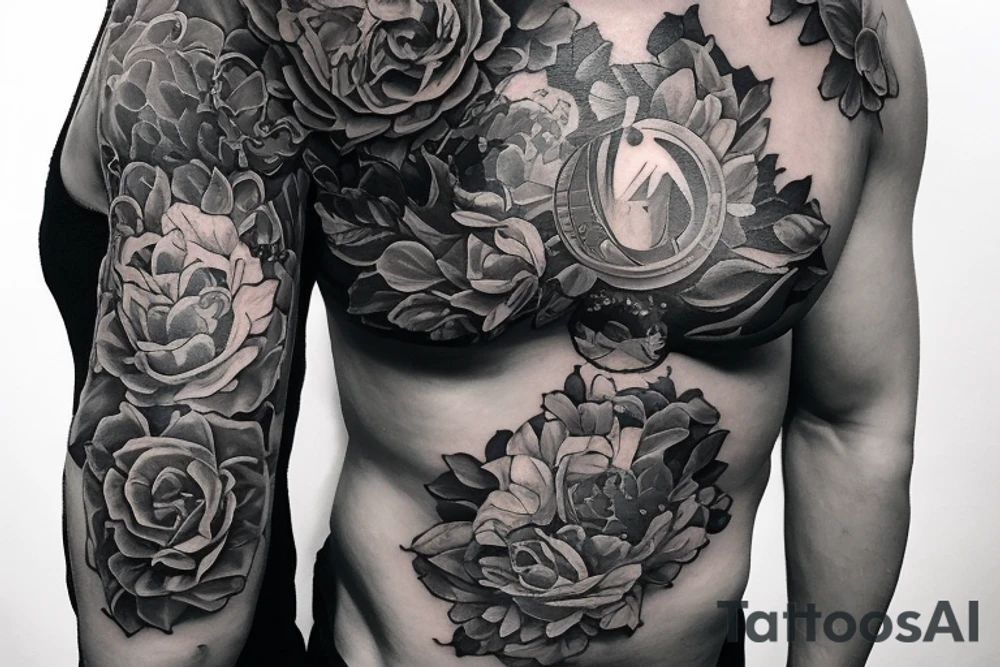 Мальчикв маске зайчика, в рубашке, шортах и сандалики, зловещая tattoo idea