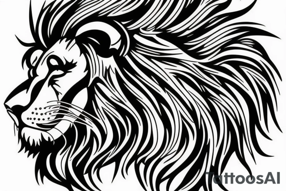 Lion tattoo idea