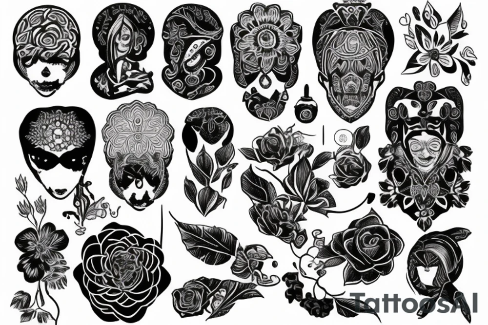 Пепельная роза tattoo idea
