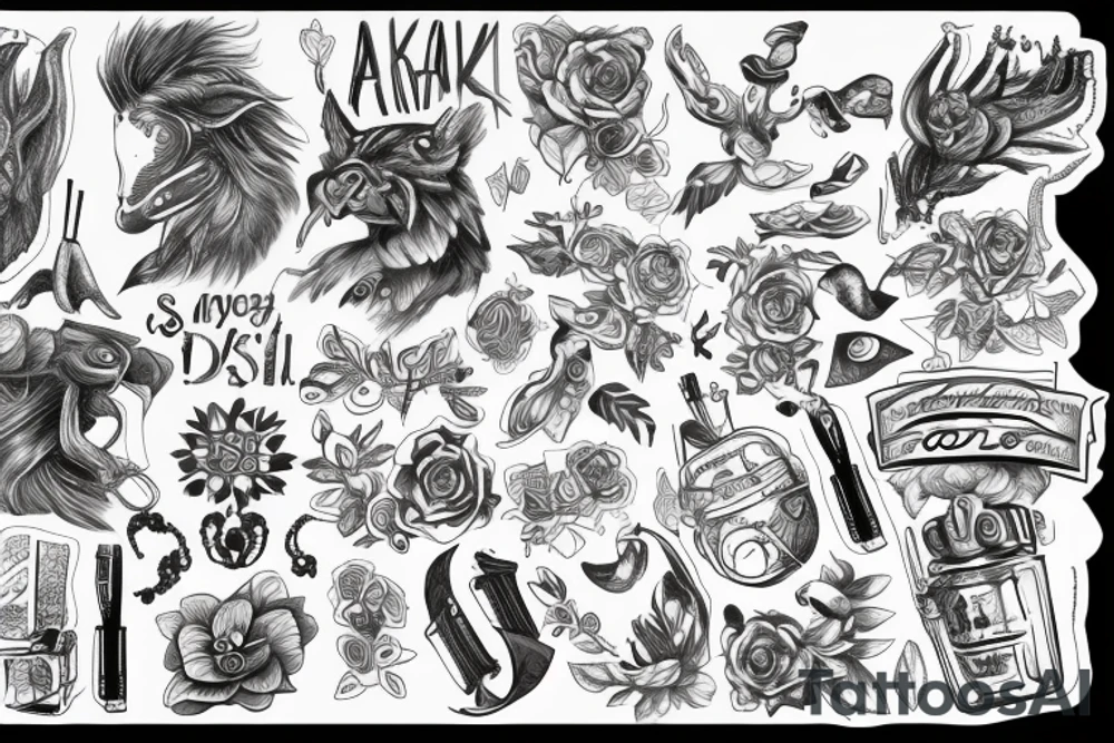 Дракон tattoo idea