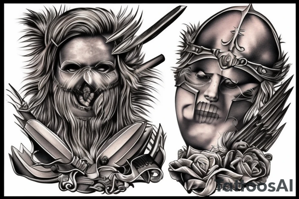 Rome,warrior tattoo idea