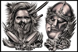 Rome,warrior tattoo idea