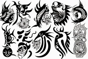 fish, yakuza, hand tattoo idea
