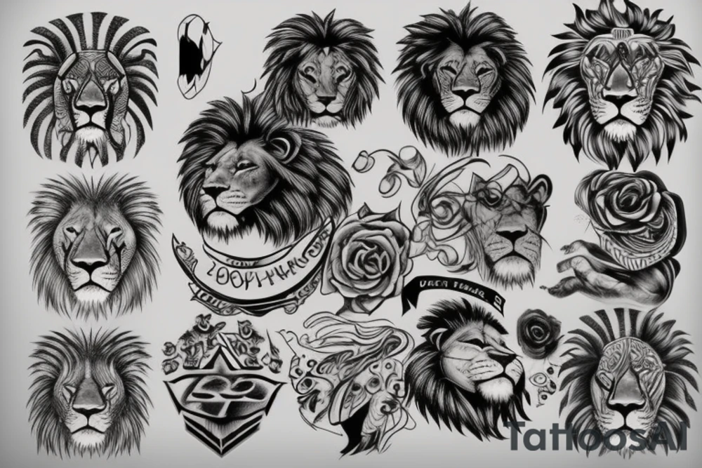 Lion tattoo idea