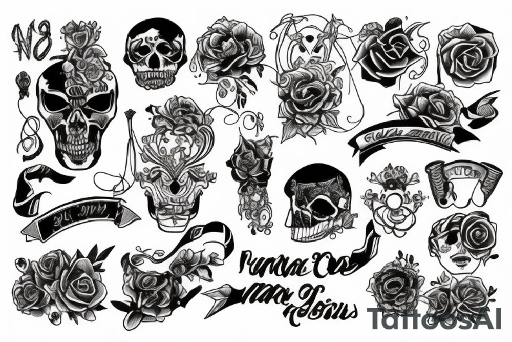 the number ninety-eight tattoo idea