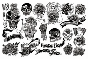 the number ninety-eight tattoo idea