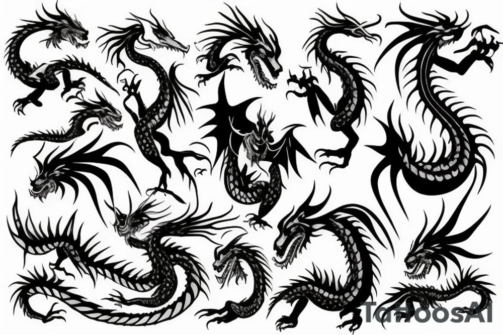 Dragon tattoo idea