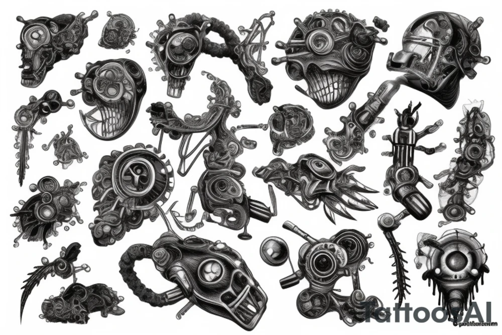 mechanism tattoo idea