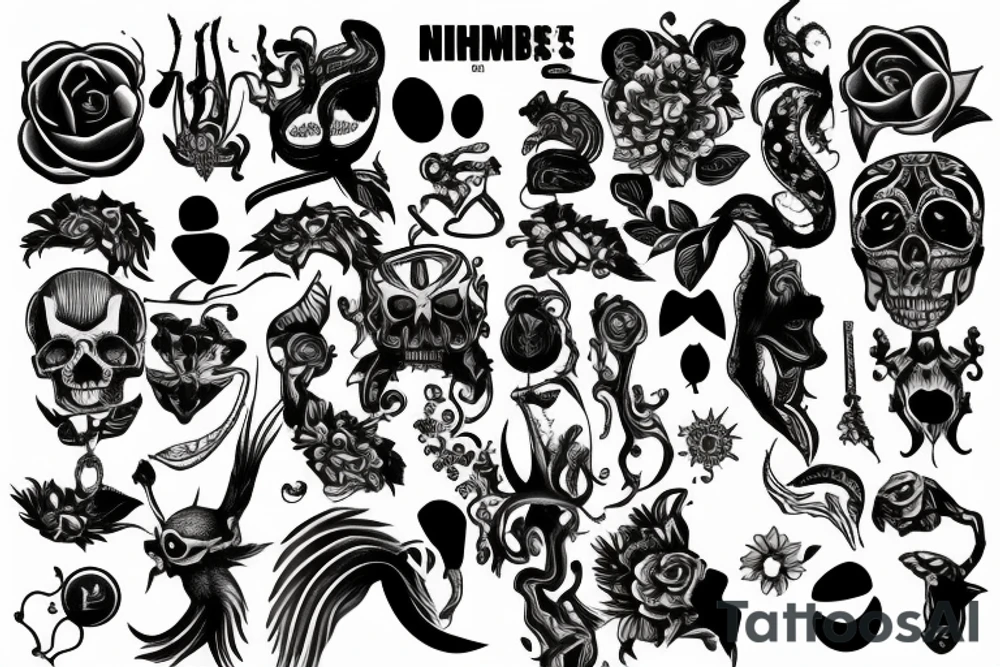 the number ninety-eight tattoo idea