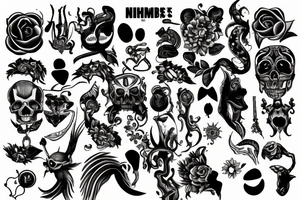 the number ninety-eight tattoo idea