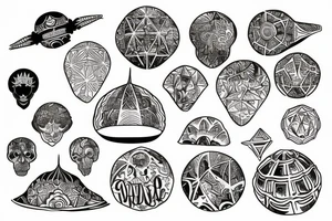golden domes tattoo idea