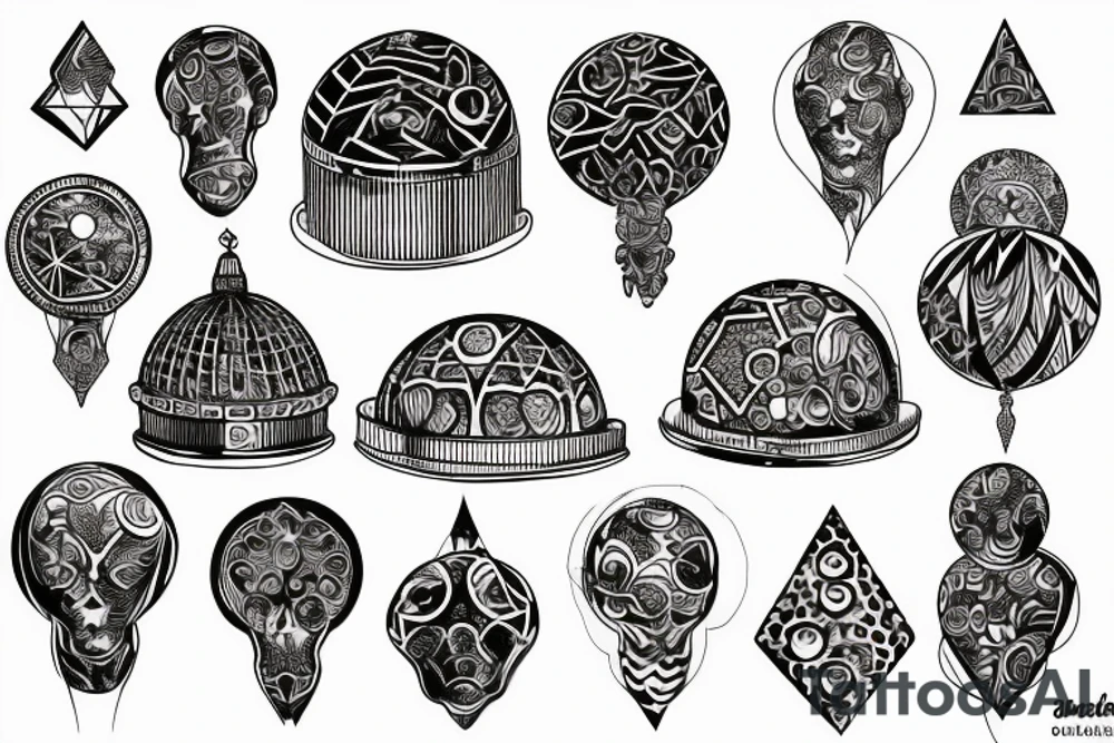 golden domes tattoo idea