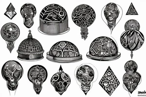 golden domes tattoo idea