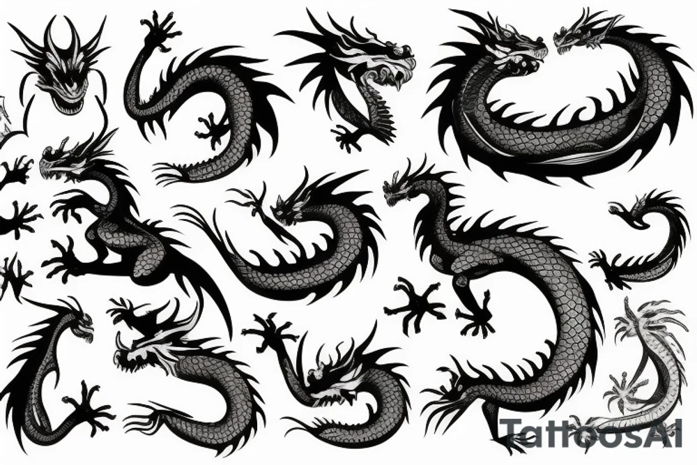 Dragon tattoo idea