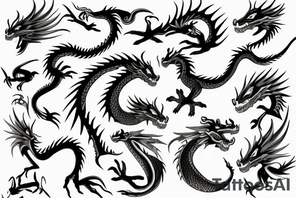 Dragon tattoo idea