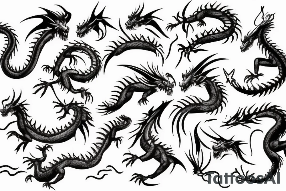 Dragon tattoo idea