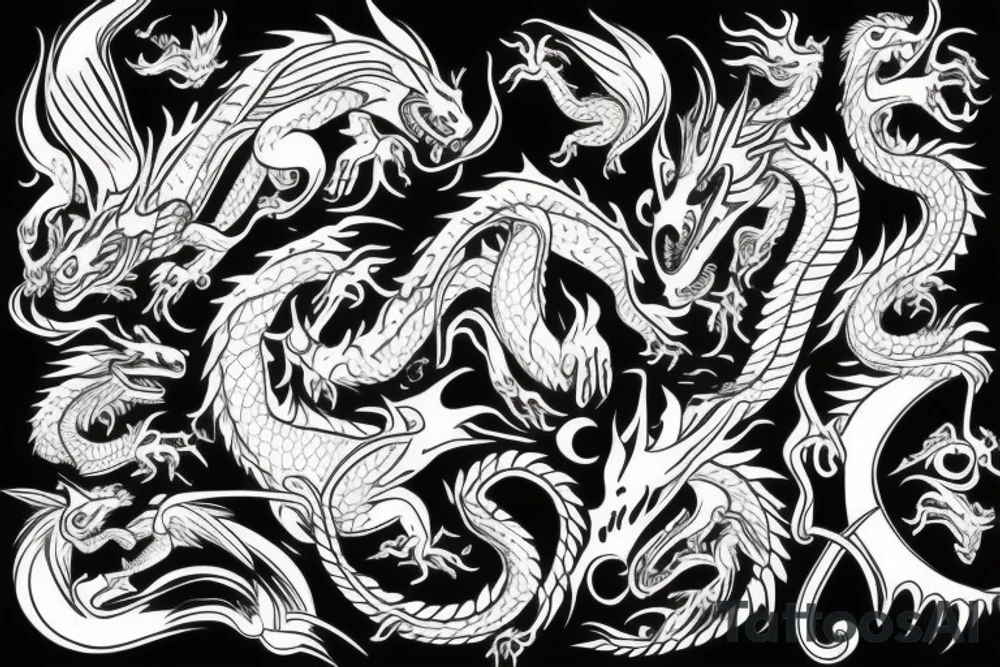 Dragon tattoo idea