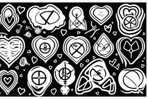 nuclear heart tattoo idea