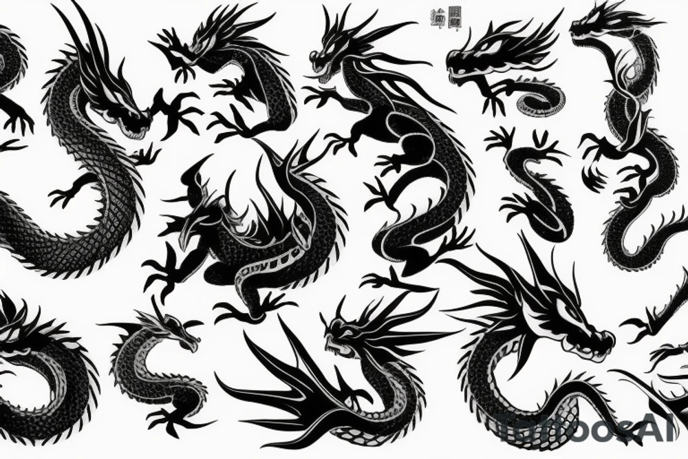 Dragon tattoo idea