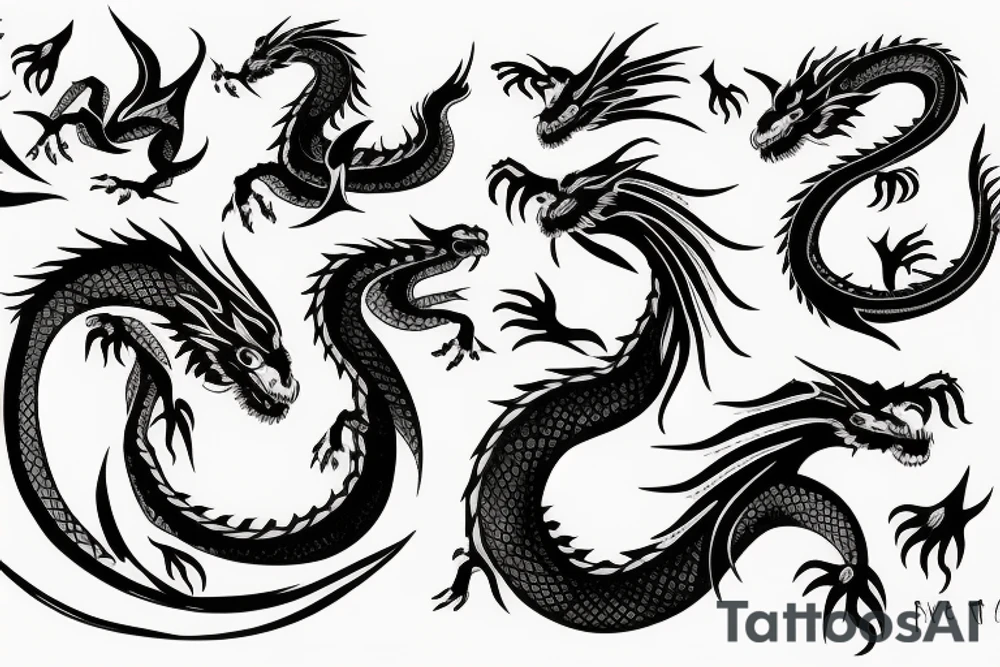 Dragon tattoo idea