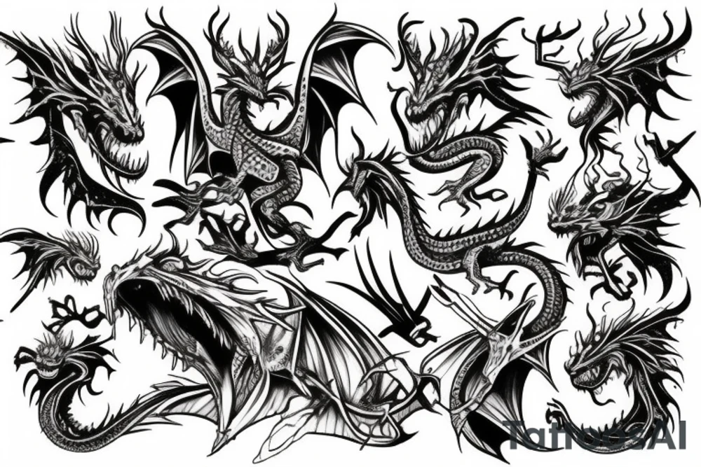 Dragon tattoo idea