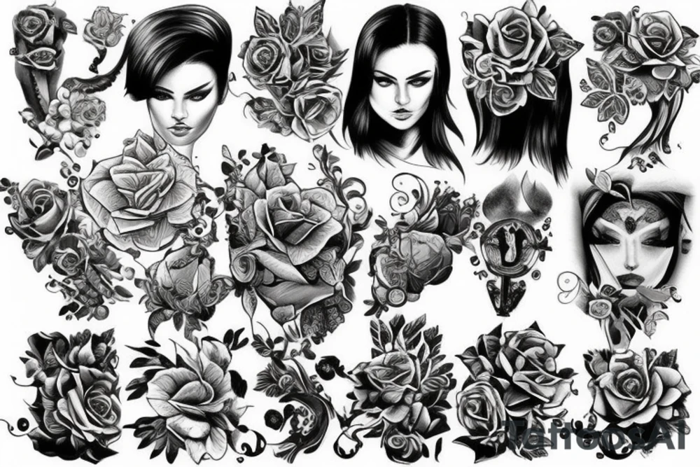 ворон tattoo idea