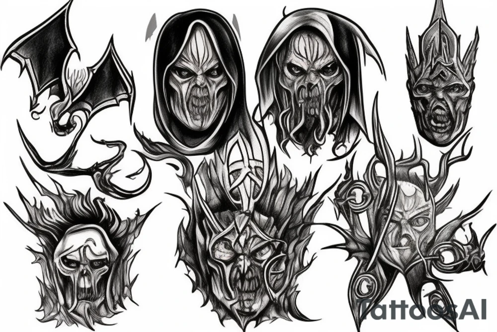 Ring of the mordor tattoo idea