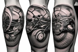 Electric unicycle tattoo idea