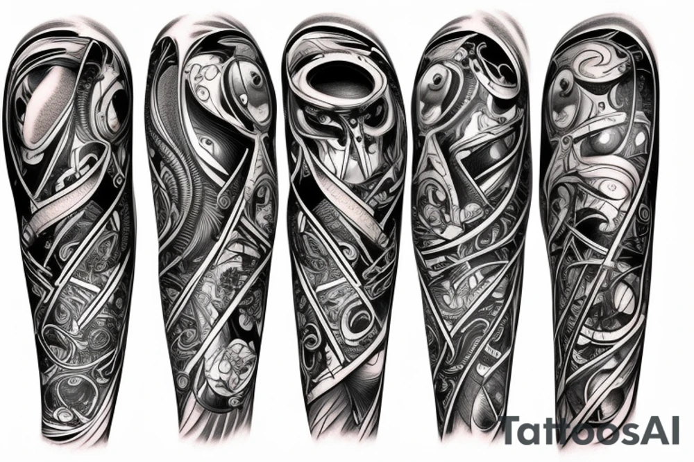 Electric unicycle tattoo idea