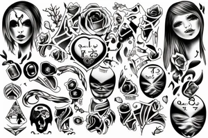 Dates of birth of my children tattoo idea