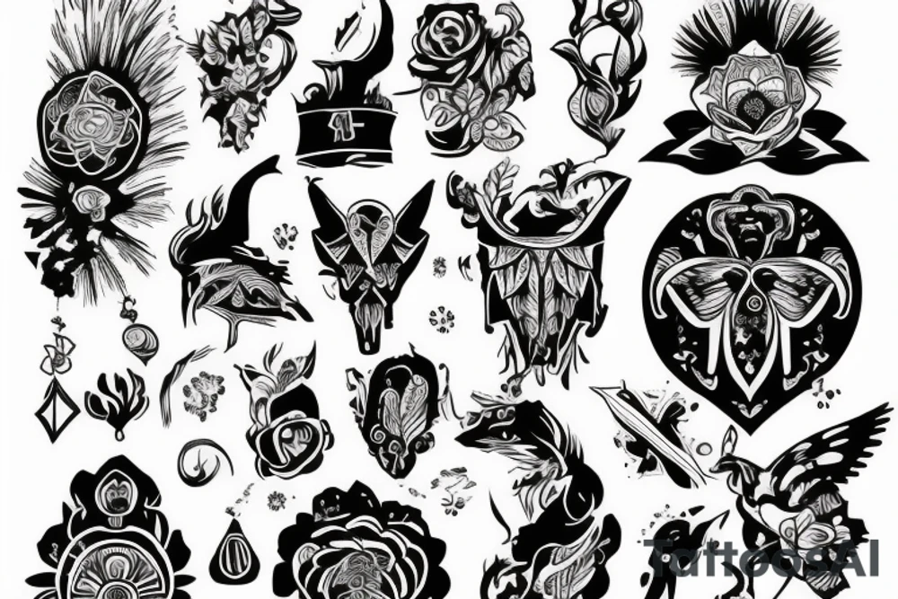 Грусть tattoo idea