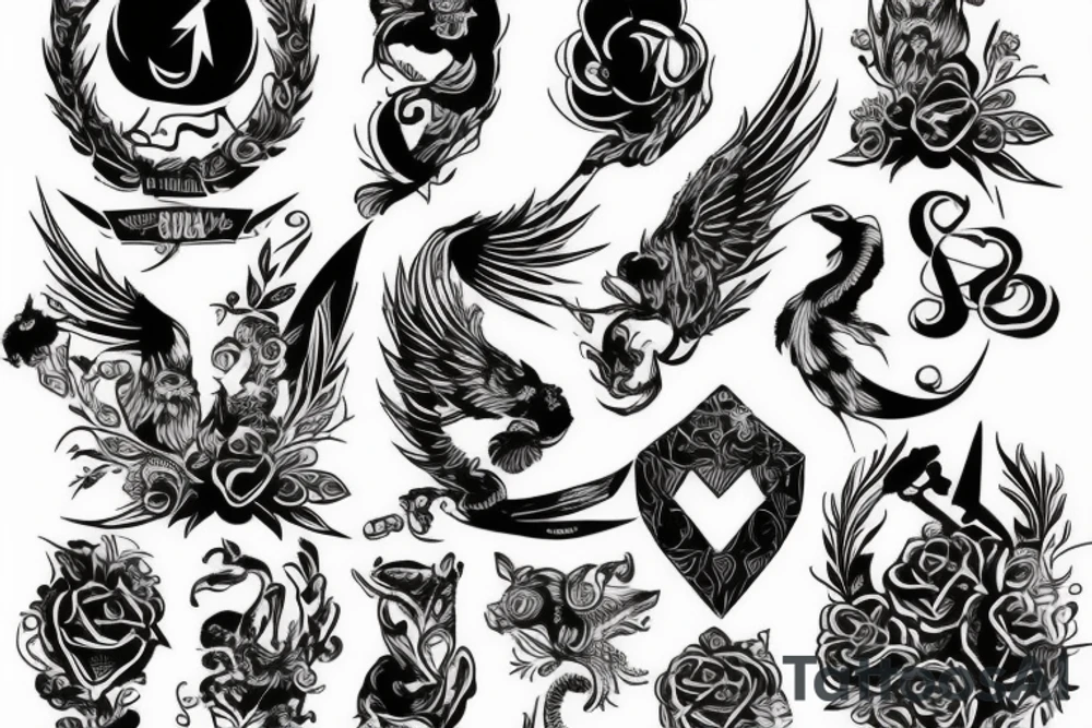 Грусть tattoo idea