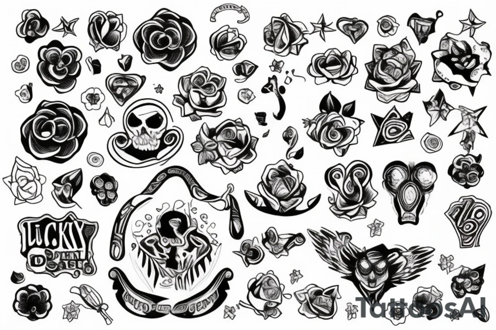 lucky tattoo idea