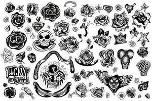 lucky tattoo idea