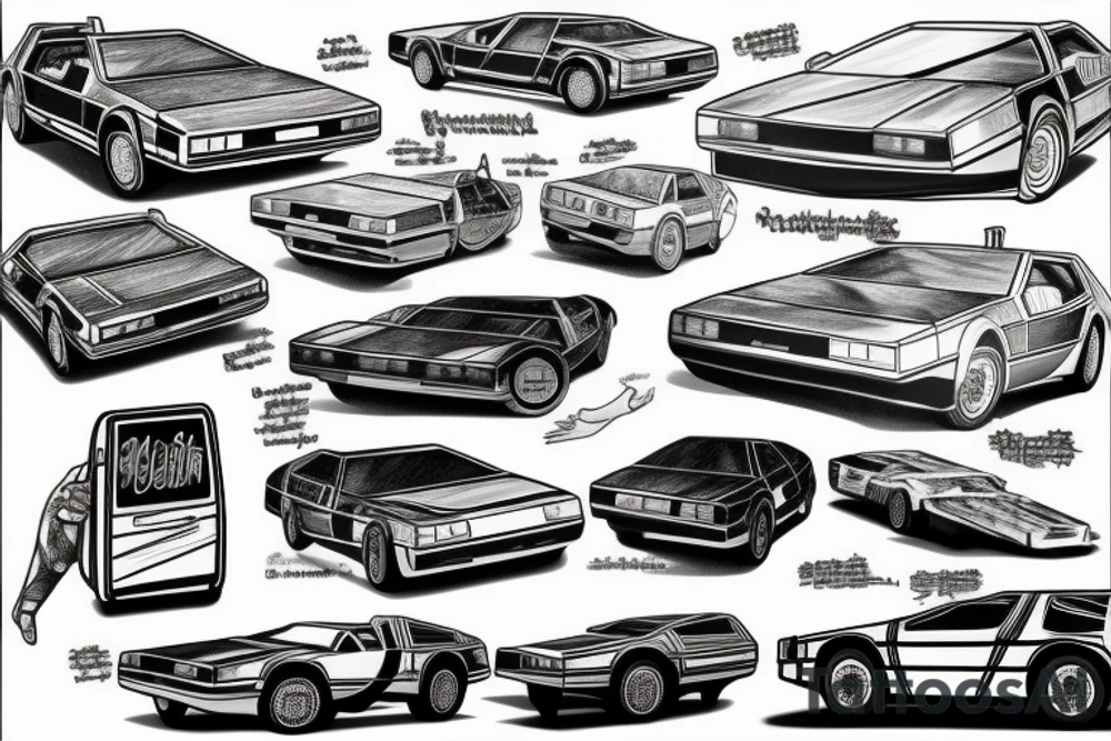 DeLorean tattoo idea