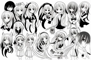 toradora characters tattoo idea