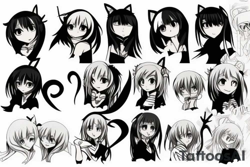 toradora characters tattoo idea