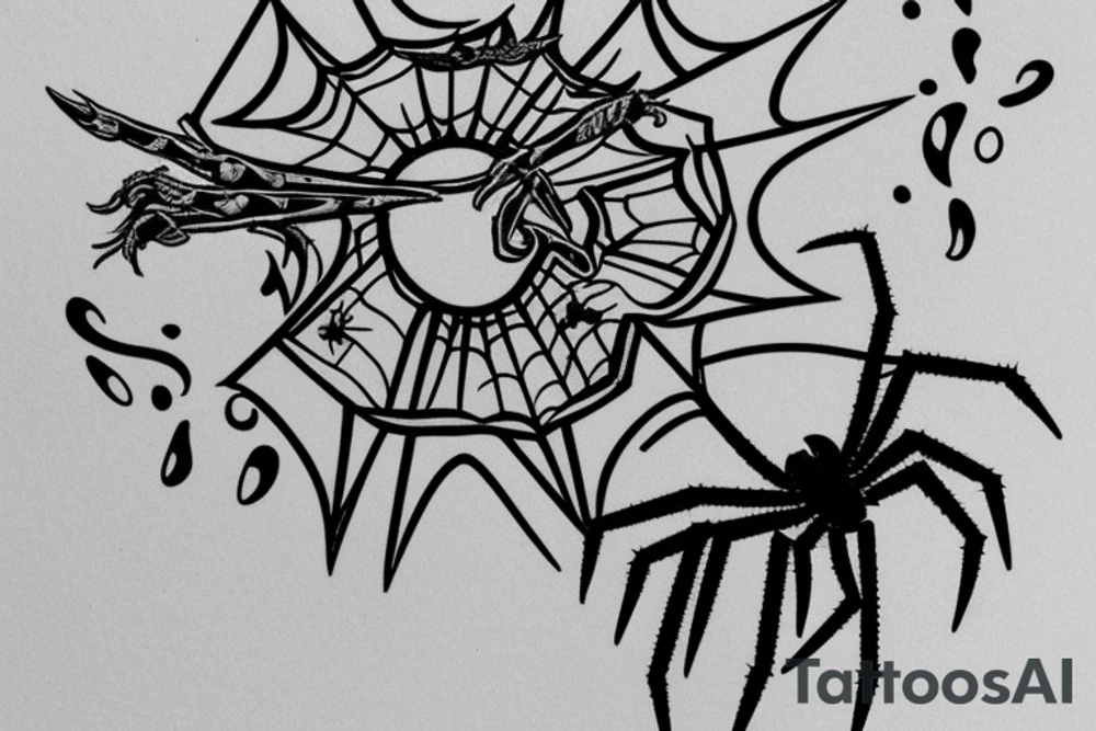 Ring with sharp edges with the inscription freedom and a spider tattoo idea Ring with sharp edges with the inscription freedom and a spider tattoo idea