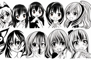 toradora characters tattoo idea