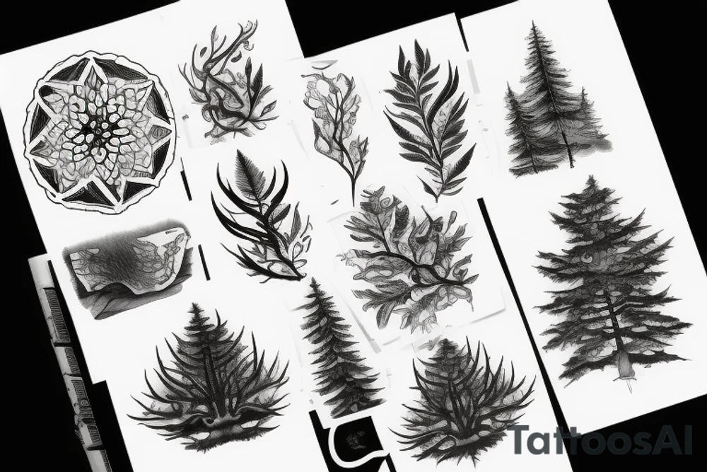 Forest tattoo idea