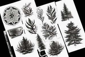 Forest tattoo idea