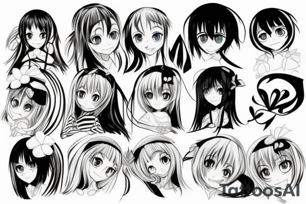 toradora characters tattoo idea