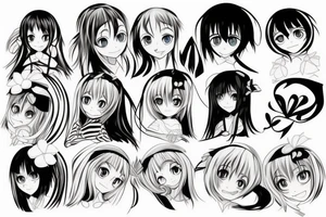 toradora characters tattoo idea
