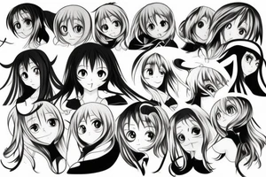 toradora characters tattoo idea